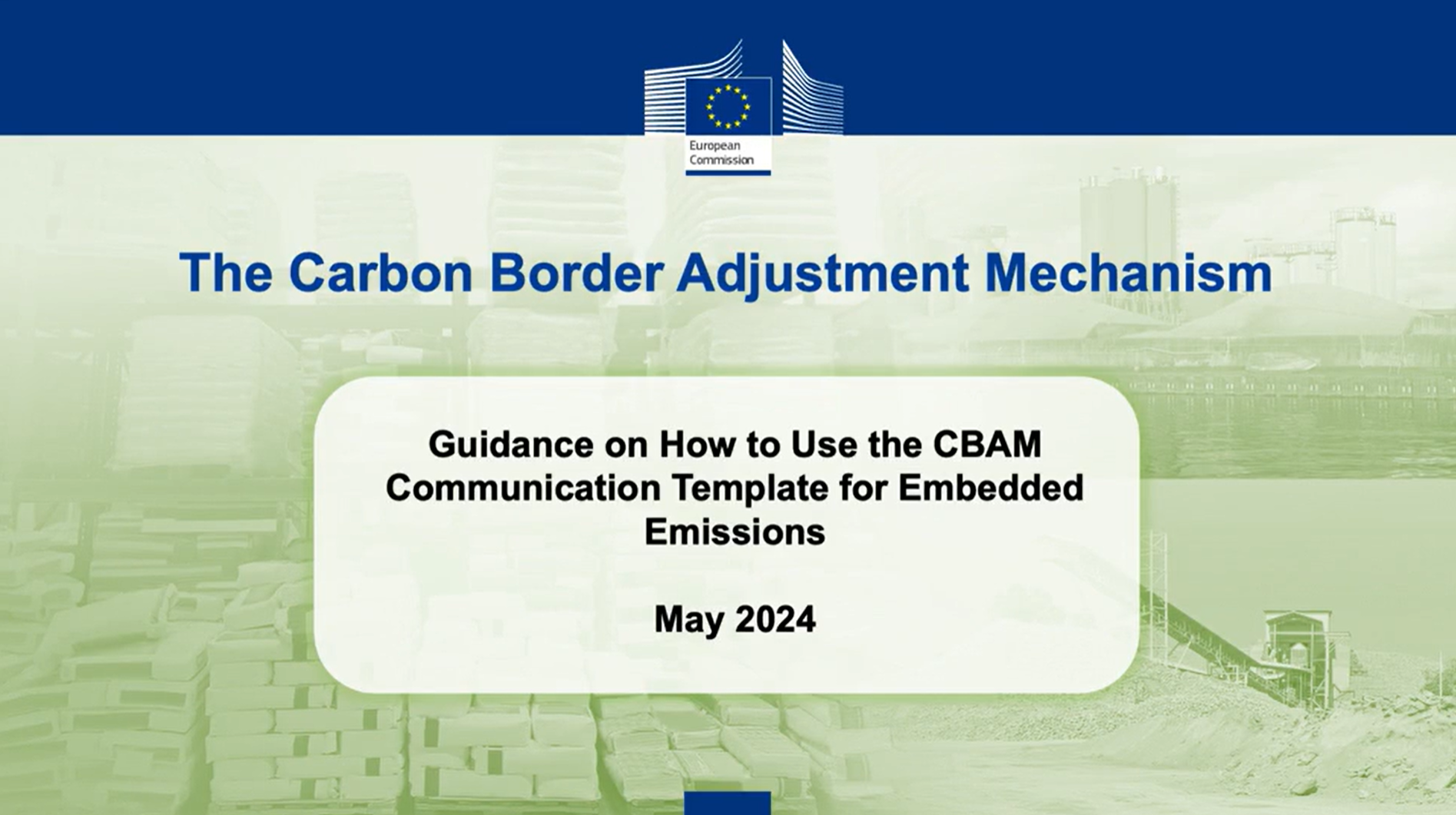 New Webinar available on CBAM communication template British New Webinar available on CBAM communication template British