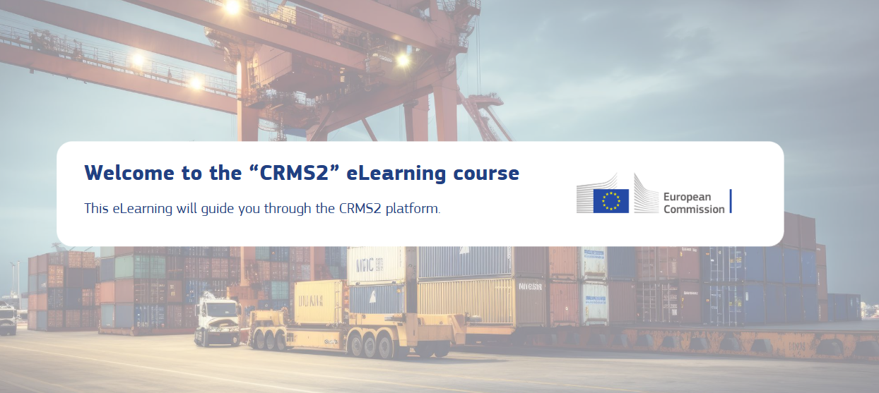 New eLearning course available: Customs Risk Management System Platform (CRMS2)